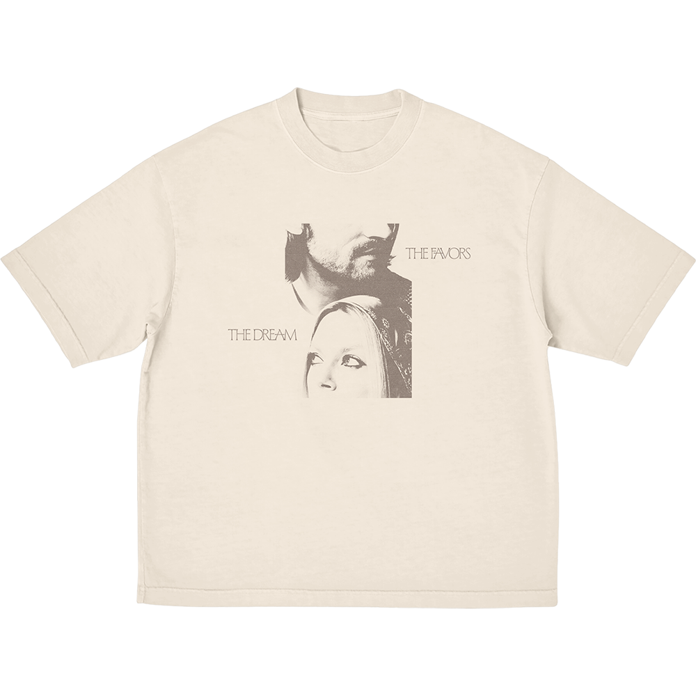 Stacked Photo Cream T-Shirt